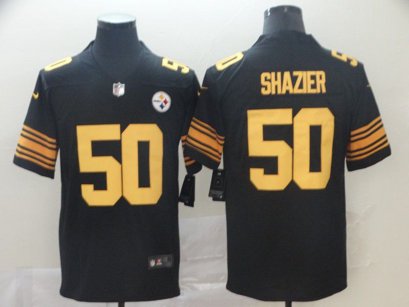 Men Pittsburgh Steelers #50 Shazier Black Nike Vapor Untouchable Limited Playey NFL Jerseys